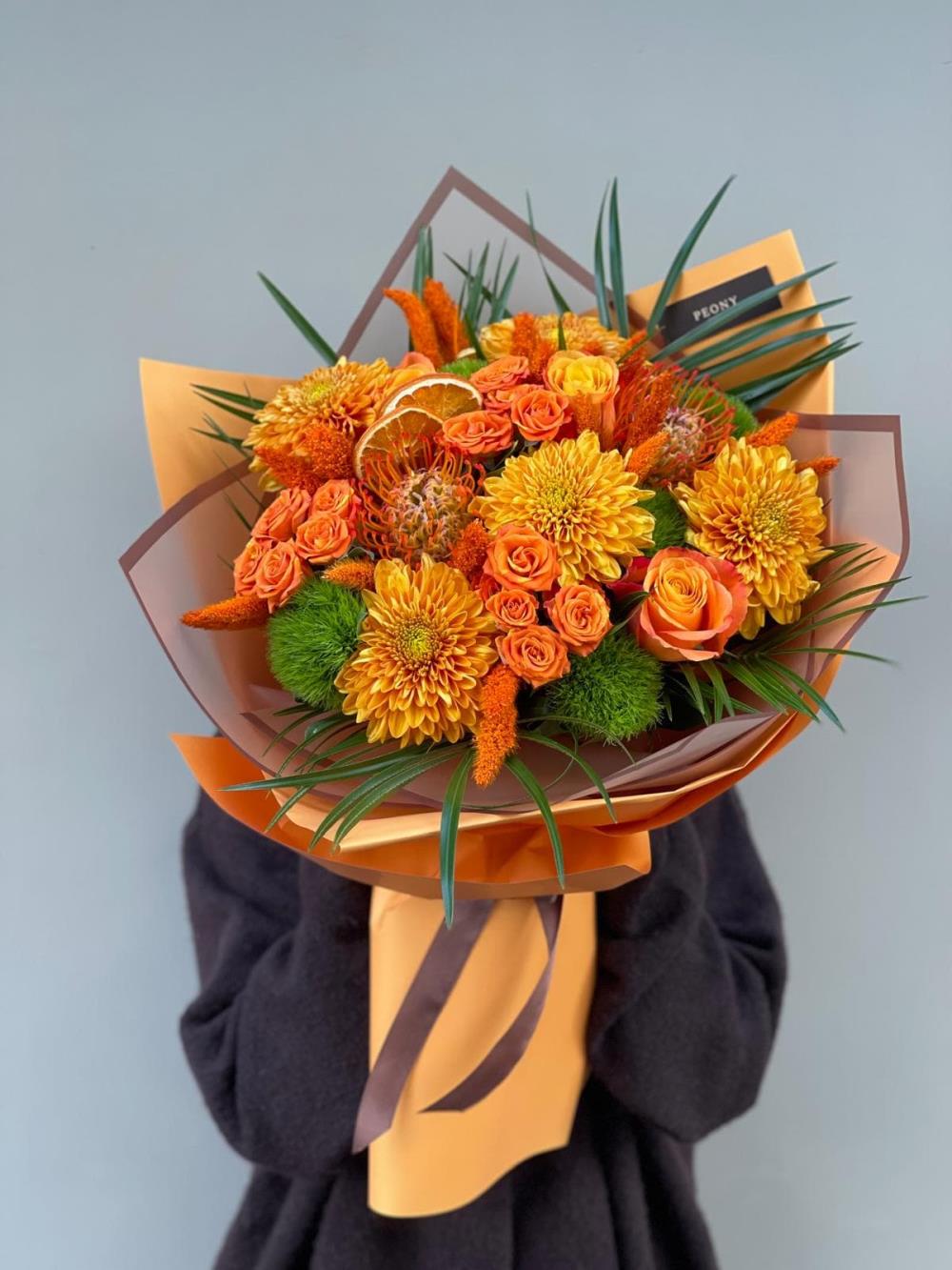 Orange Sliced Bouquet